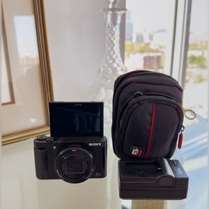 Sony - Cyber-shot DSC-HX80 18.2-Megapixel Digital Camera - Black